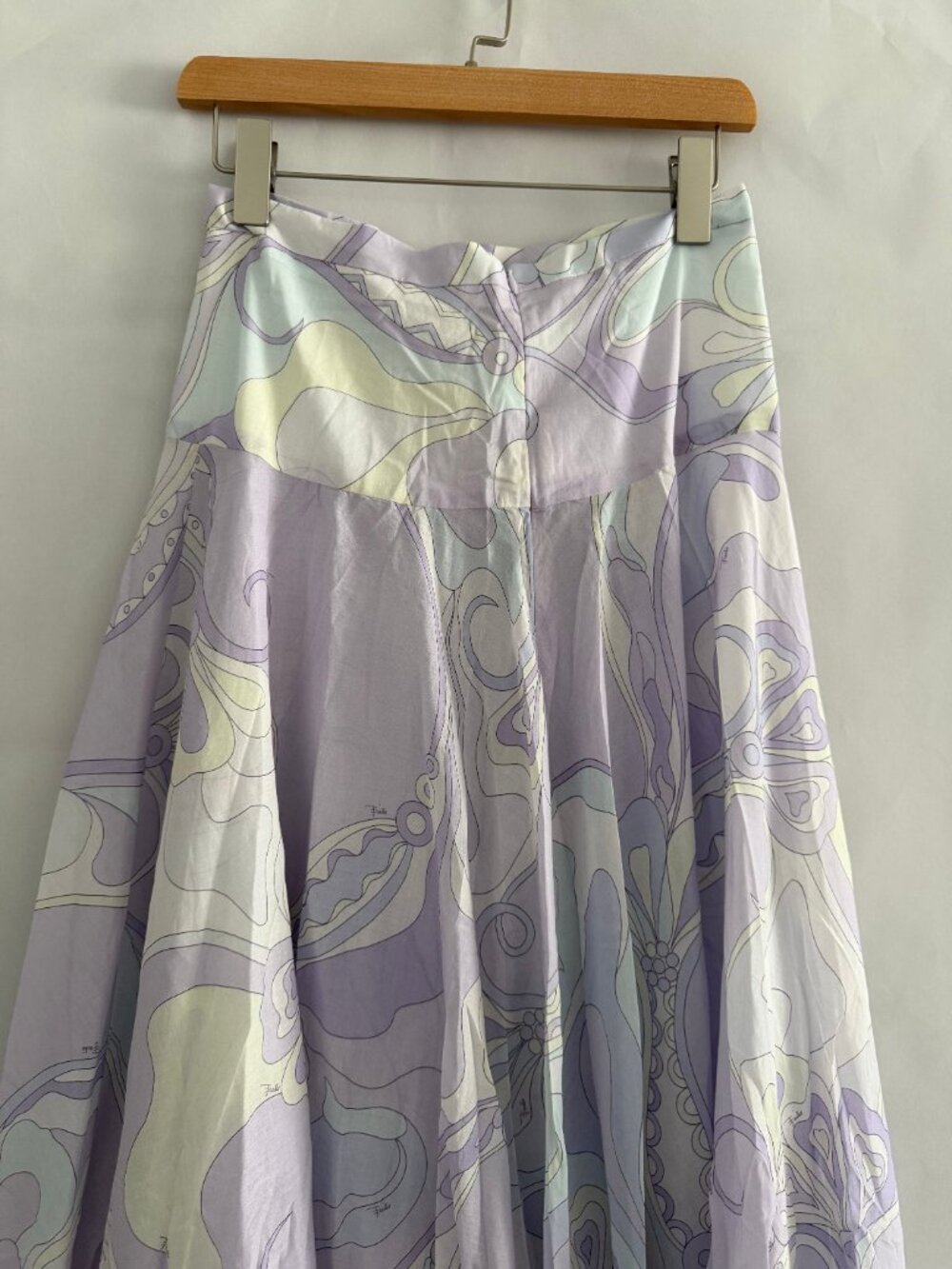 Pucci Orchidee-print Maxi Skirt in Cotton-muslin - Picture 7 of 9